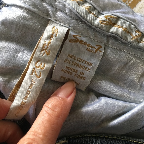 Seven7 womens lowrise bootcut  jeans size 32 - Picture 6 of 6